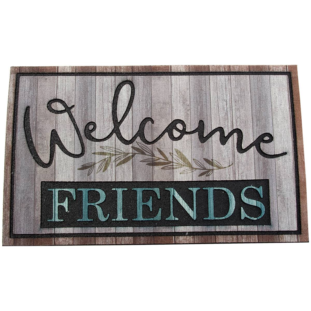 Farmhouse Welcome Friends RR Doormat - 18x30