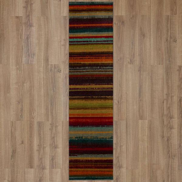 Mohawk Home Boho Stripe Multi Runner