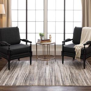 Mohawk Home Furie Stripe Cream Large Area Rug alternate view