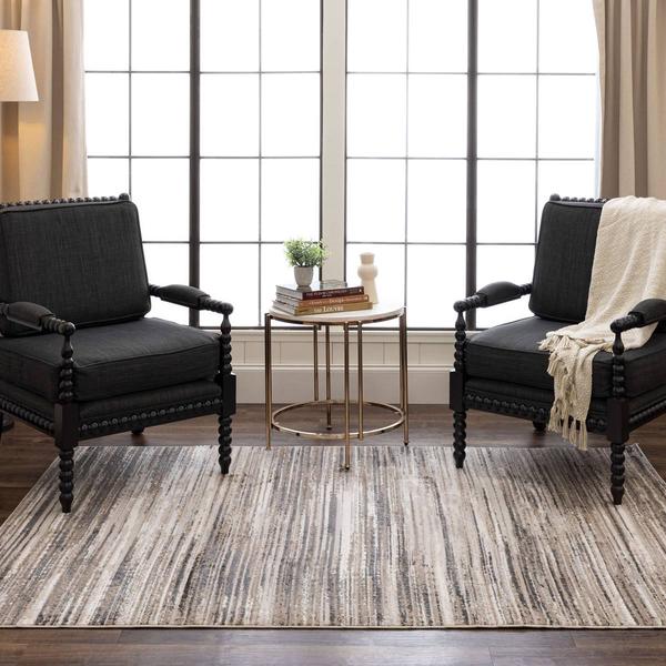 Mohawk Home Furie Stripe Cream Large Area Rug alternate view