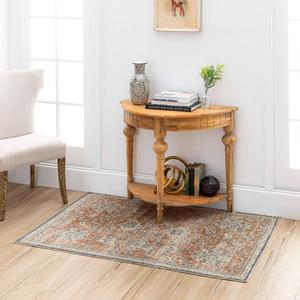 Mohawk Home Theseus Dark Orange Area Rug alternate view