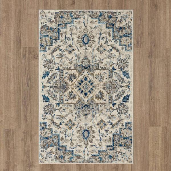 Mohawk Home Pyramus Blue Area Rug