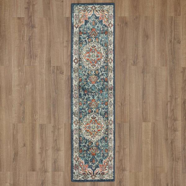 Mohawk Home Dellen Blue Runner