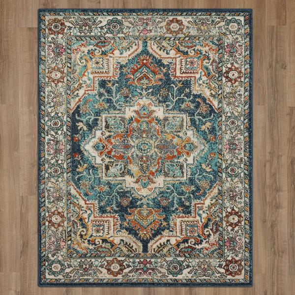 Mohawk Home Dellen Blue Area Rug