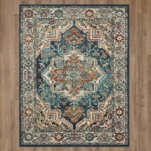 Mohawk Home Dellen Blue Large Area Rug