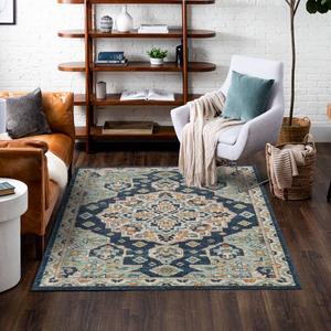 Mohawk Home Laughton Blue Area Rug alternate view