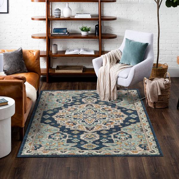 Mohawk Home Laughton Blue Large Area Rug alternate view