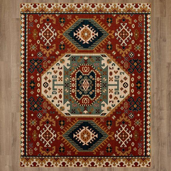 Mohawk Home Oakpoint Red Area Rug