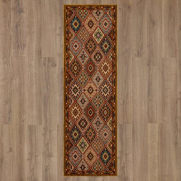 Mohawk Home Pine Row Red Runner