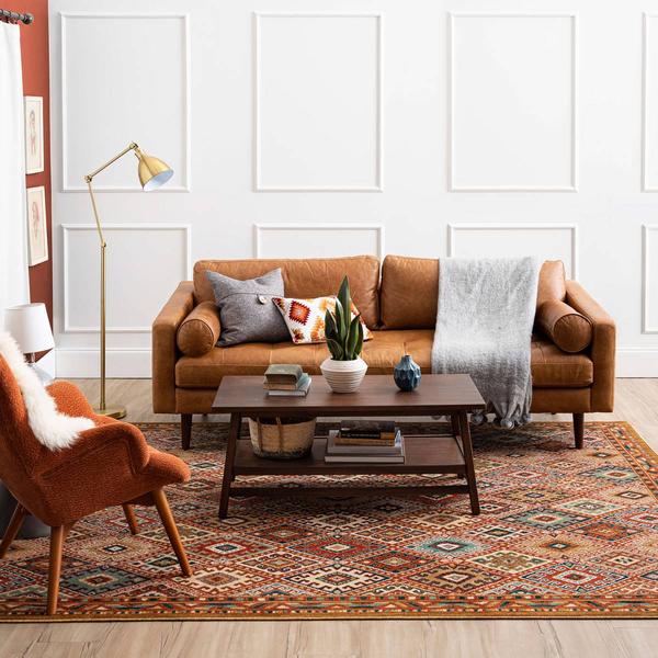 Mohawk Home Pine Row Red Large Area Rug alternate view