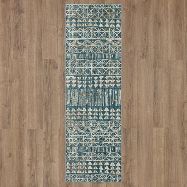 Mohawk Home Sansay Blue Runner