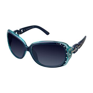 Womens SOUTHPOLE(R) Rhinestone Chain Sunglasses