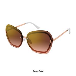 Womens Circus by Sam Edelman Geo Glam Back Frame Sunglasses alternate view