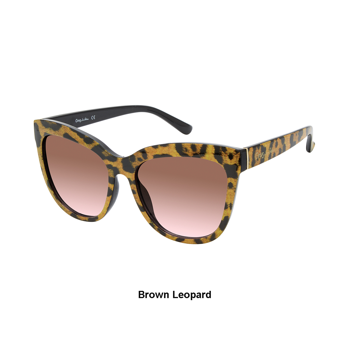 Womens Circus By Sam Edelman Cat Eye Leopard Sunglasses