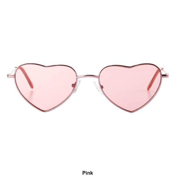 Womens Circus by Sam Edelman Metal Heart Shape Sunglasses alternate view