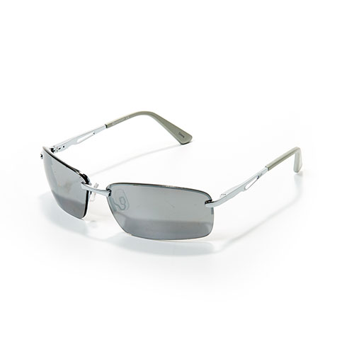 Mens SOUTHPOLE Rimless Metallic Sport Sunglasses