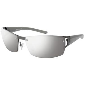 Mens SOUTHPOLE(R) Rimless Vented Rectangle Sunglasses