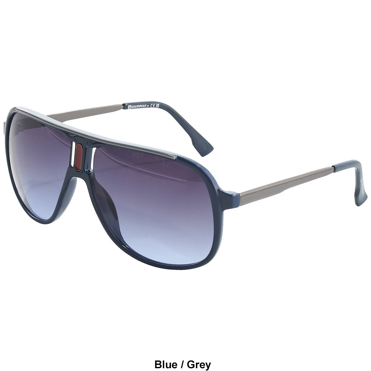 Mens SOUTHPOLE Plastic Aviator Sunglasses