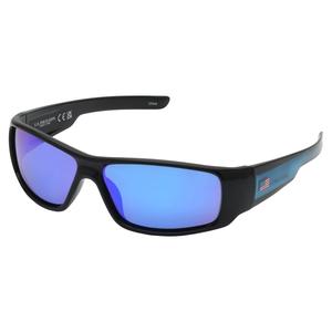 Mens U.S. Polo Assn.(R) Polarized Two-Tone Wrap Sunglasses
