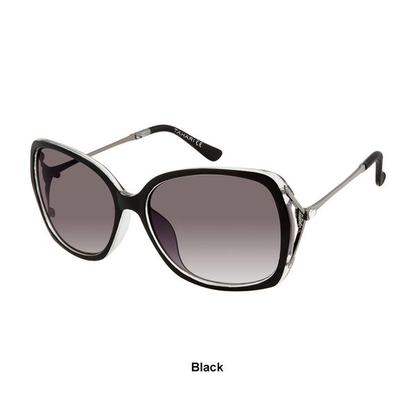 Womens Tahari Vented Metal Round Temple Sunglasses alternate view