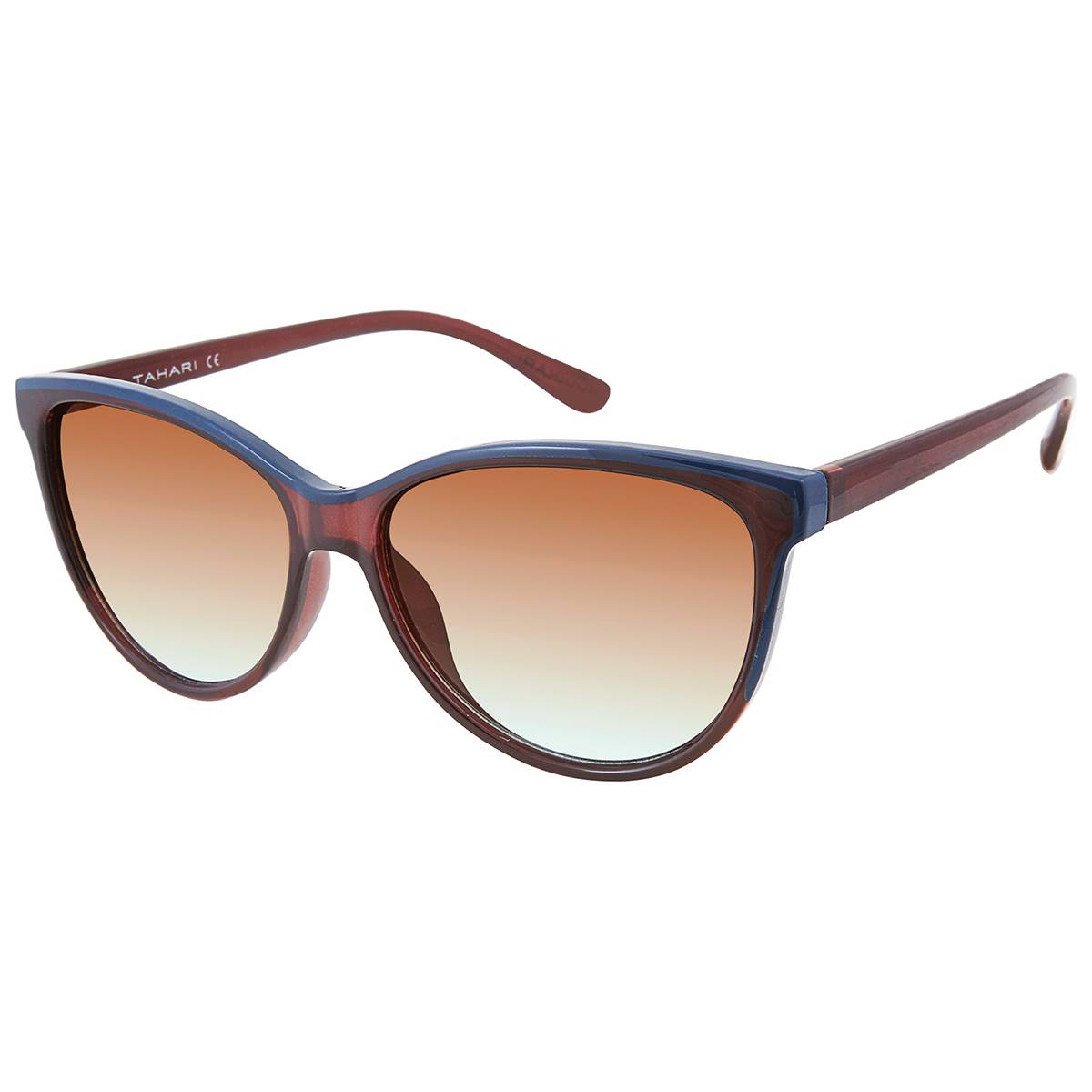 Womens Tahari Two-Tone Cat Eye Sunglasses