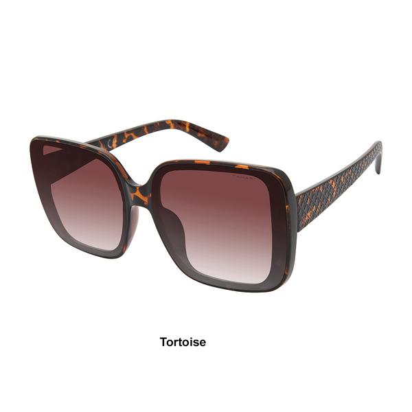 Womens Tahari Oversize Glam Rectangle Sunglasses alternate view