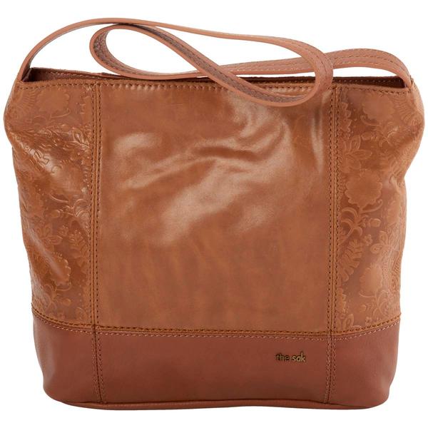 The Sak De Young Solid & Floral Hobo - Tobacco Floral Emboss