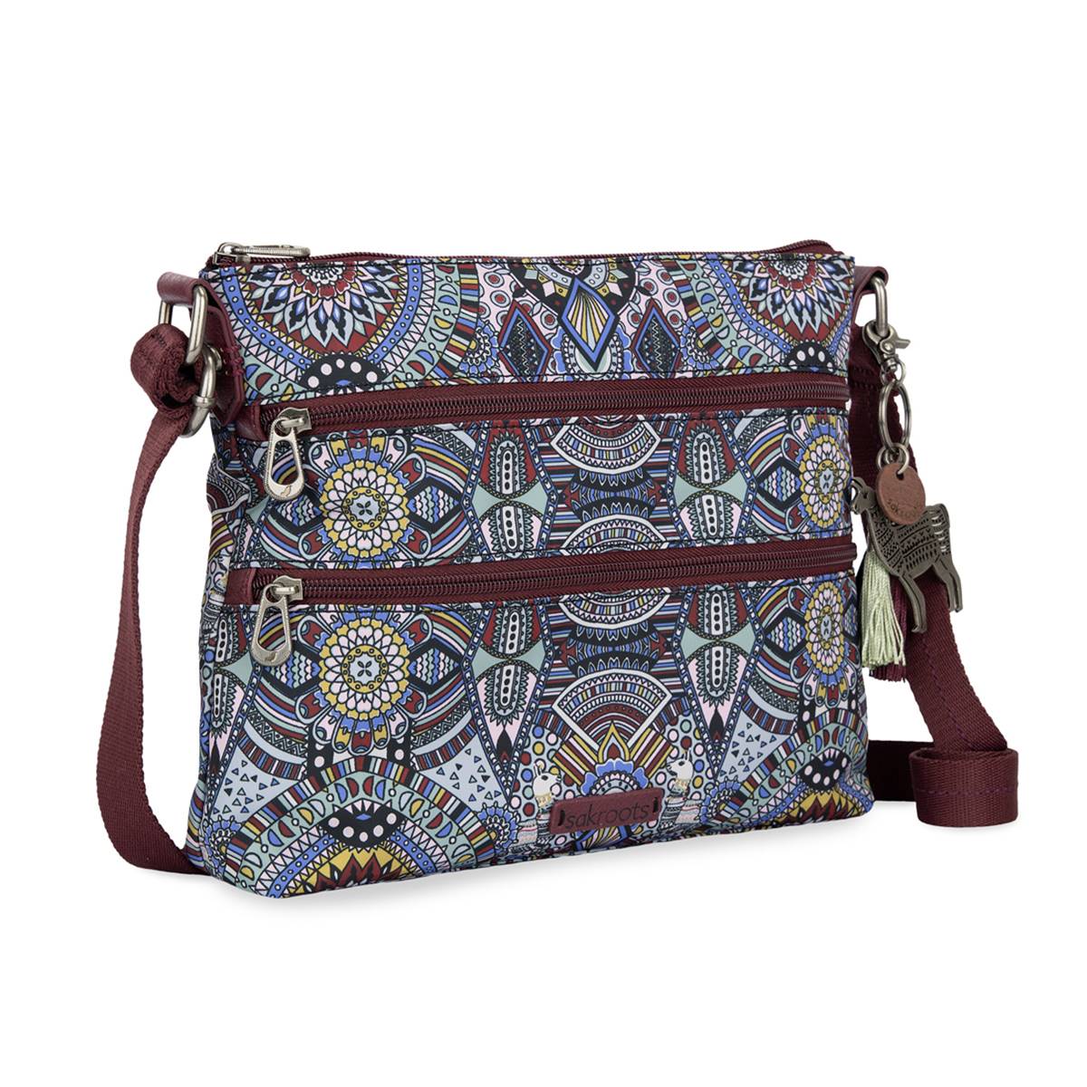 Sakroots Basic Geometric Crossbody