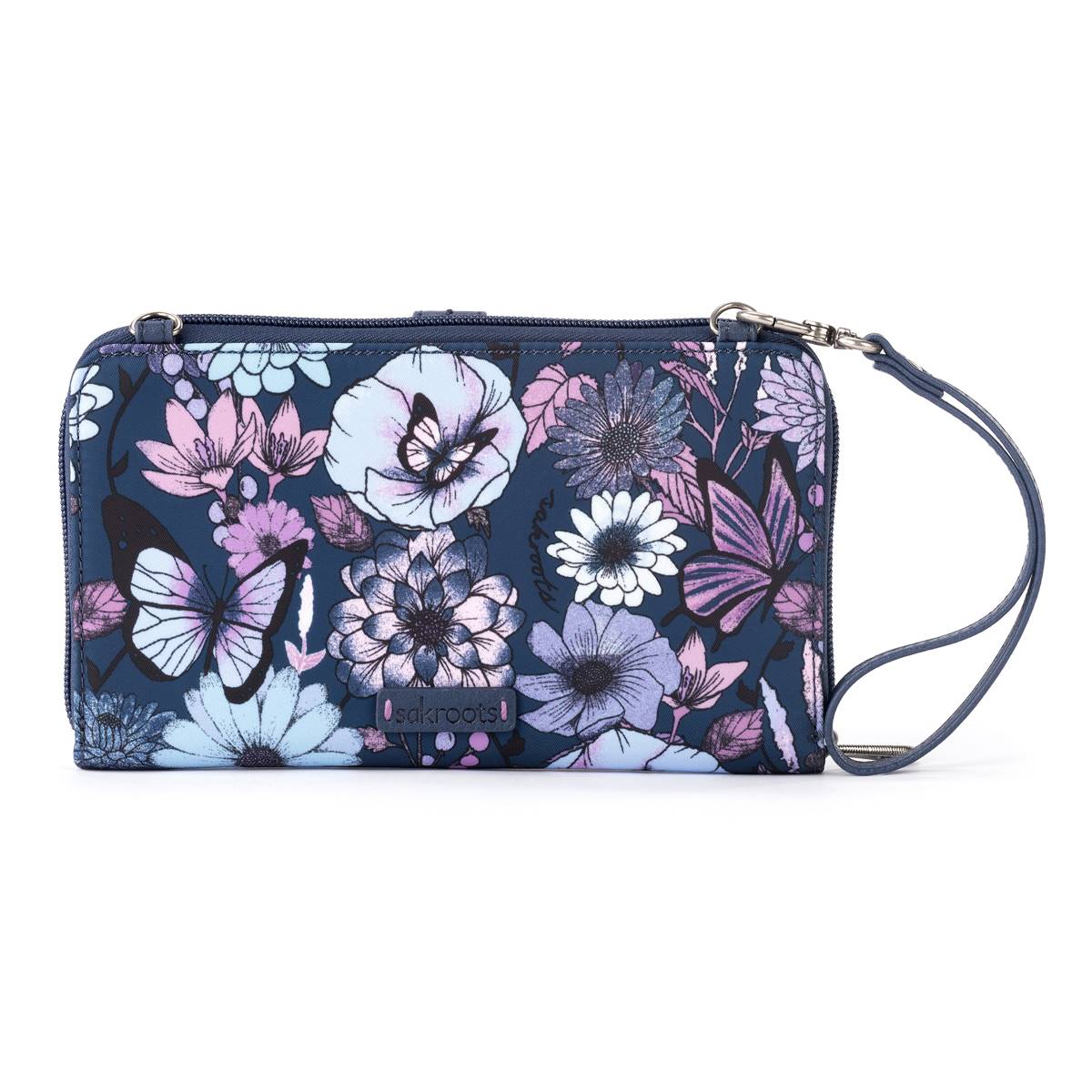 Sakroots Polywill Smartphone Butterfly Wallet On String