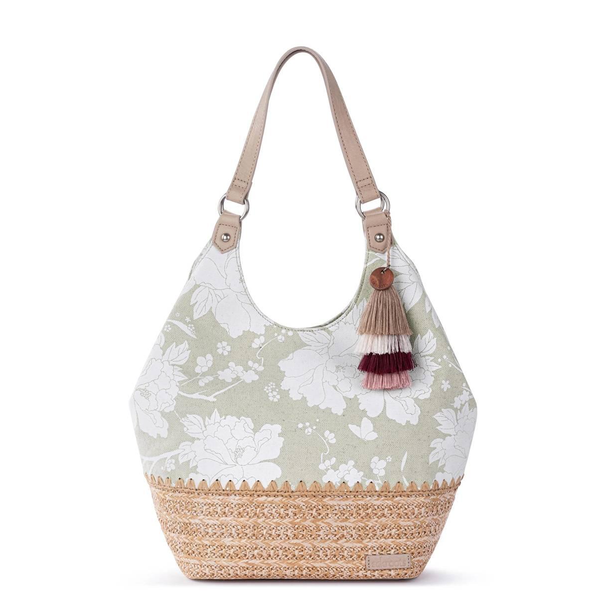 Sakroots Women's Roma Shopper - Natural wild fleur