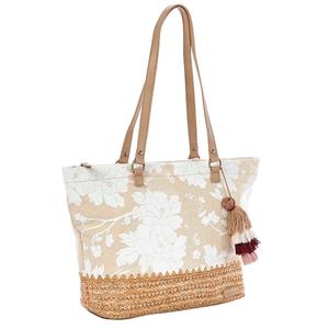 The Sak Banyan Medium Metro Tote - Natural Wildflower alternate view