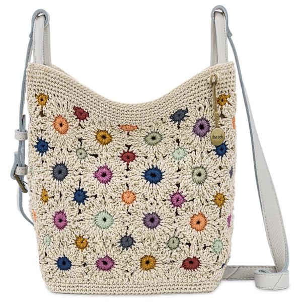 The Sak Los Feliz Floral Slouchy Crochet Crossbody