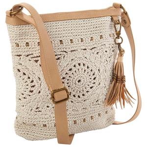 The Sak Lucia Crochet Crossbody - Natural Medallion alternate view