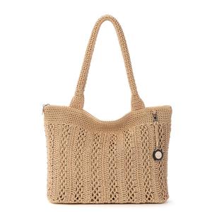The Sak Gen Solid Carryall Crochet Tote