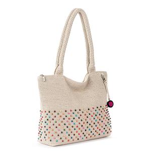 The Sak Gen Sold Carryall Crochet Tote - Ecru Multi-Beads alternate view