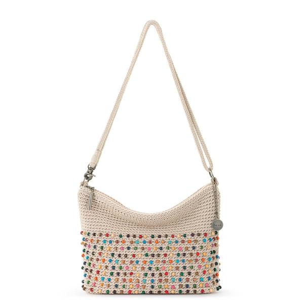 The Sak Lumi Multi Bead Crochet Crossbody