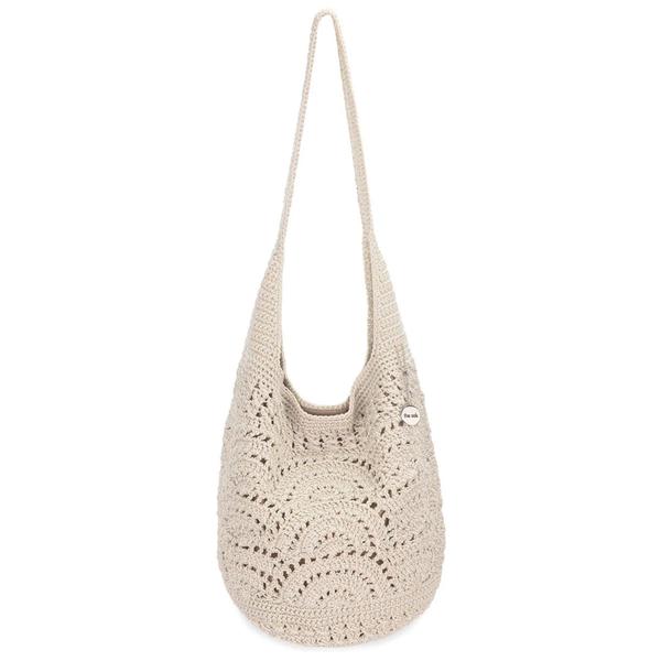 The Sak Crochet Hobo - Natural Fan
