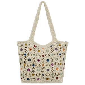 The Sak Floral Crafted Large Carryall Tote