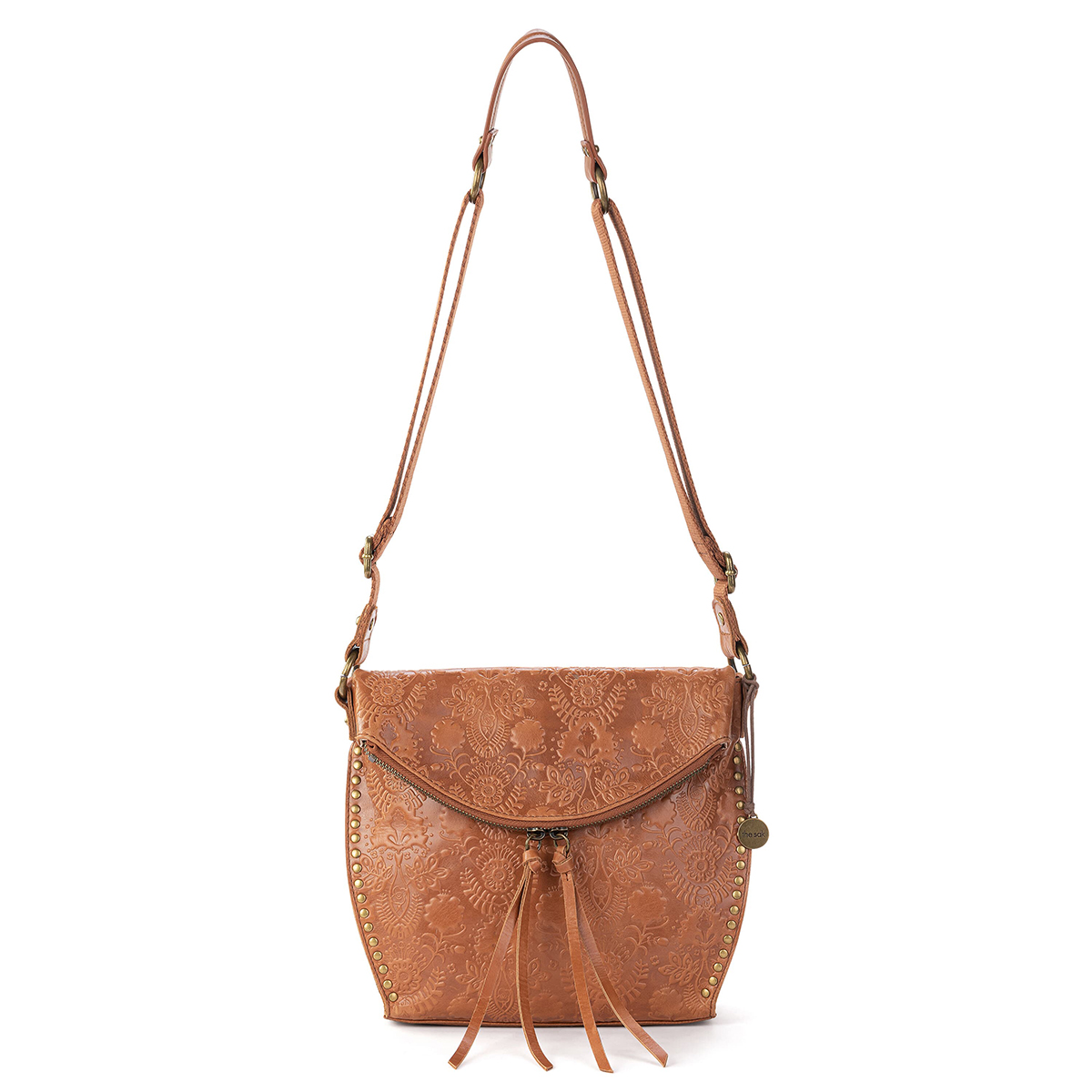 The Sak Silverlake Crossbody - Tobacco Floral Embossed