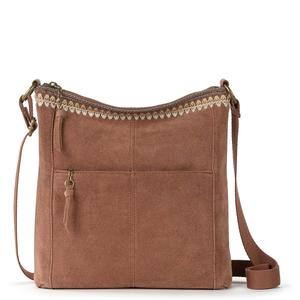 The Sak Lucia Suede Blanket Stitch Crossbody