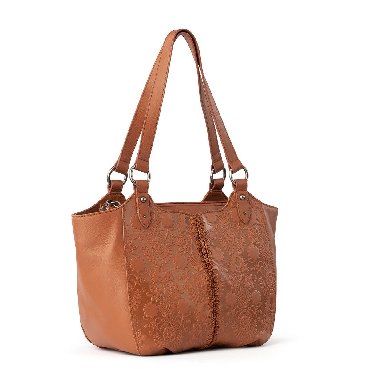 The Sak Bolinas Tote - Tabacco Floral Embossed