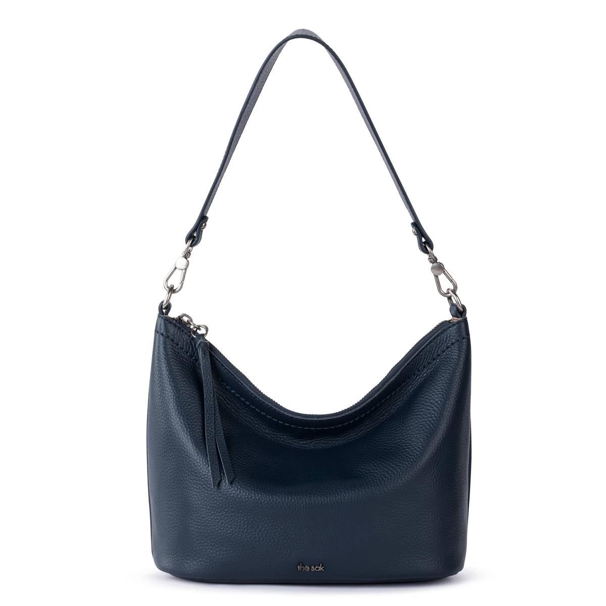 The Sak Jasmine Leather Medium Hobo Handbag - Indigo