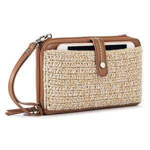 The Sak Iris Large Crochet Smartphone Crossbody - Bamboo Static alternate view
