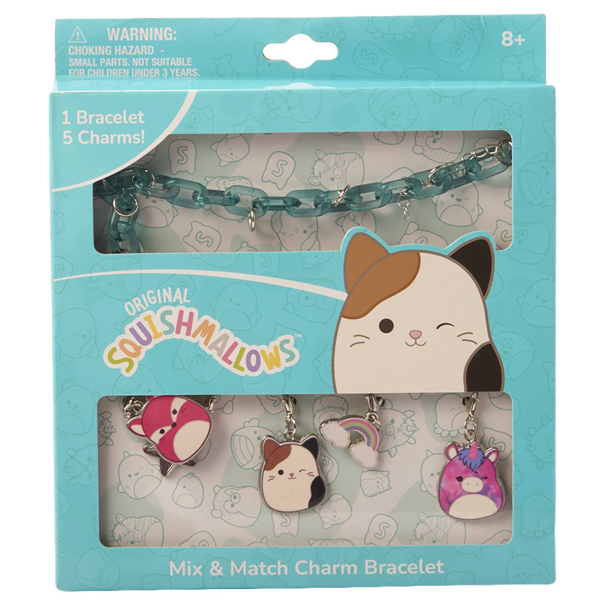 Girls Squishmallows Add A Charm Bracelet Boxed Set