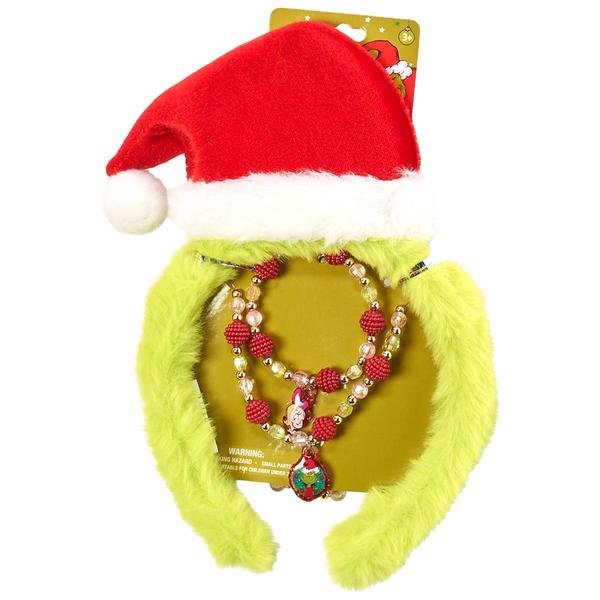 Girls The Grinch(tm) Headband & Jewelry Set