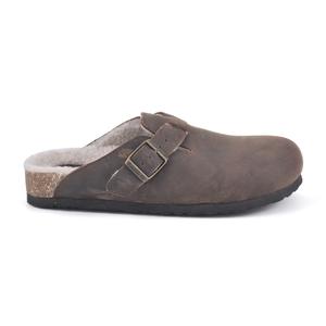 Womens White Mountain Bari Leather with Faux Fur Footbeds(tm) Clogs alternate view