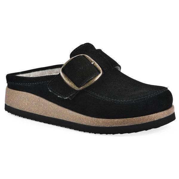 Womens White Mountain Bueno Faux Fur Clogs