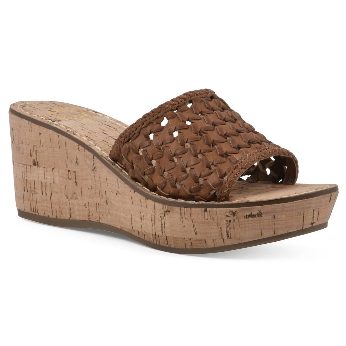 Womens White Mountain Charges Wedge Sandals