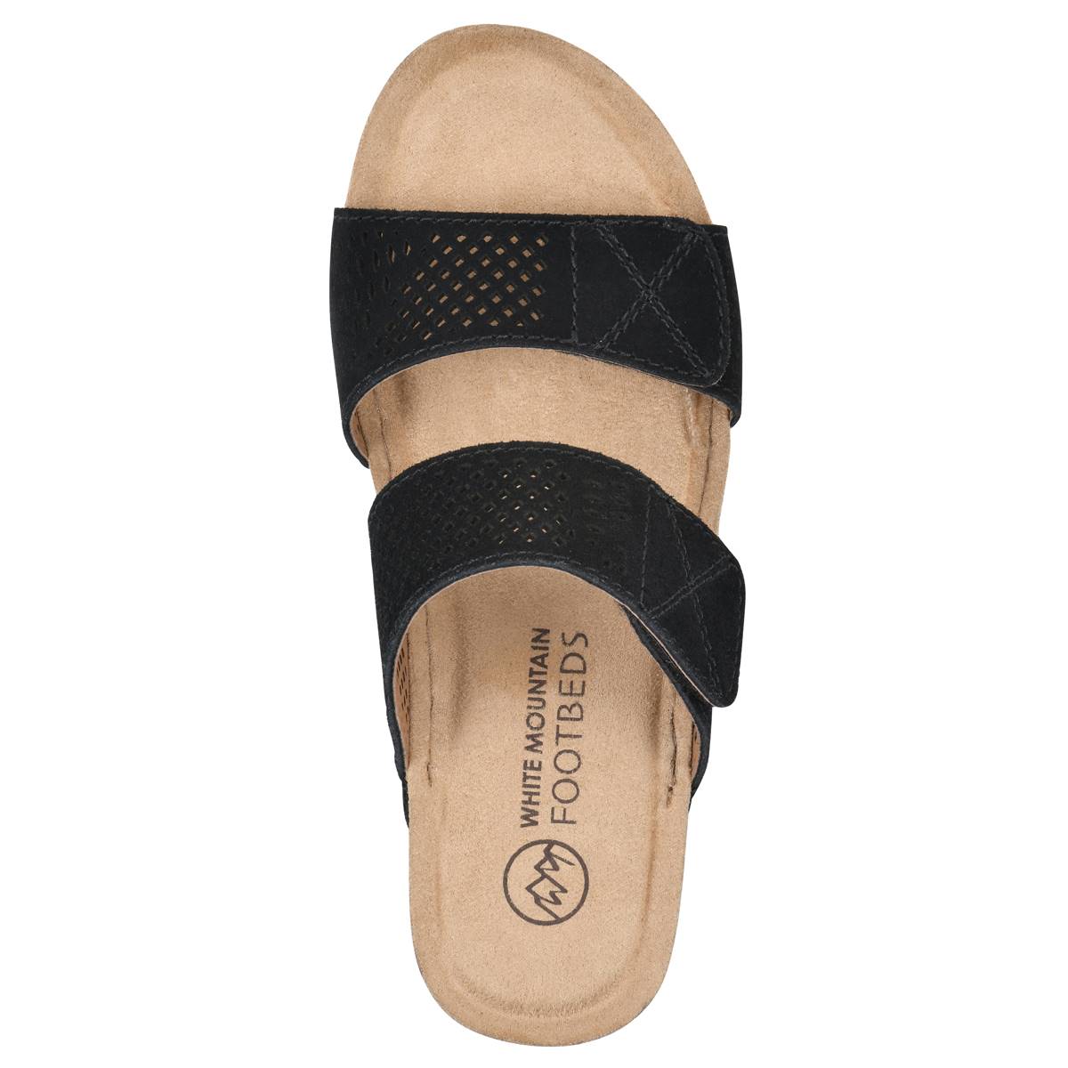 Womens White Mountain Ferula Slide Sandals