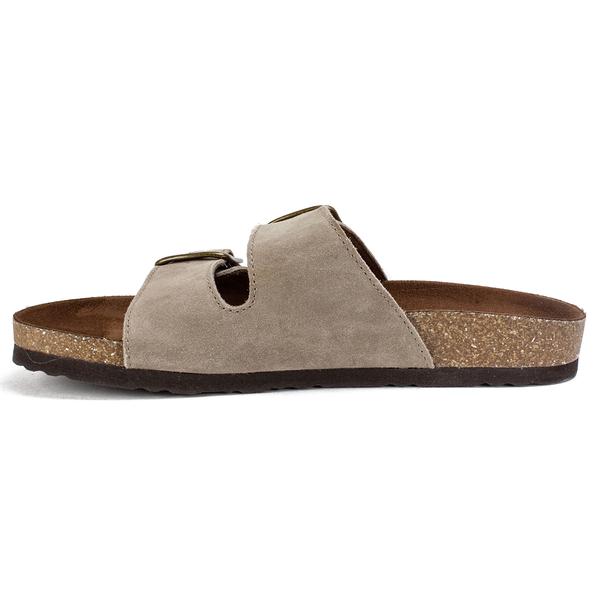 Womens White Mountain Helga Suede Footbed Sandals alternate view